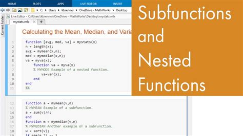 nested functions matlab